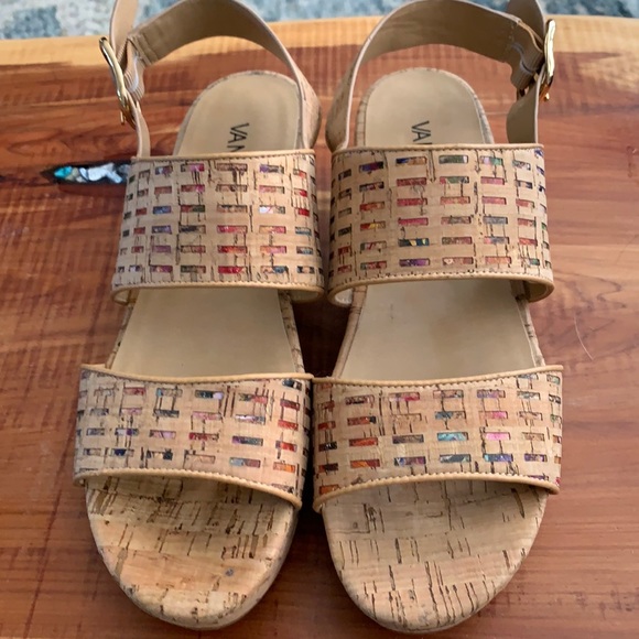 vaneli sandals cork
